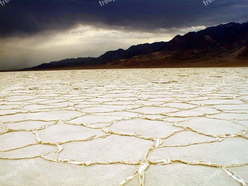 Salt Flats Landscape White Desert