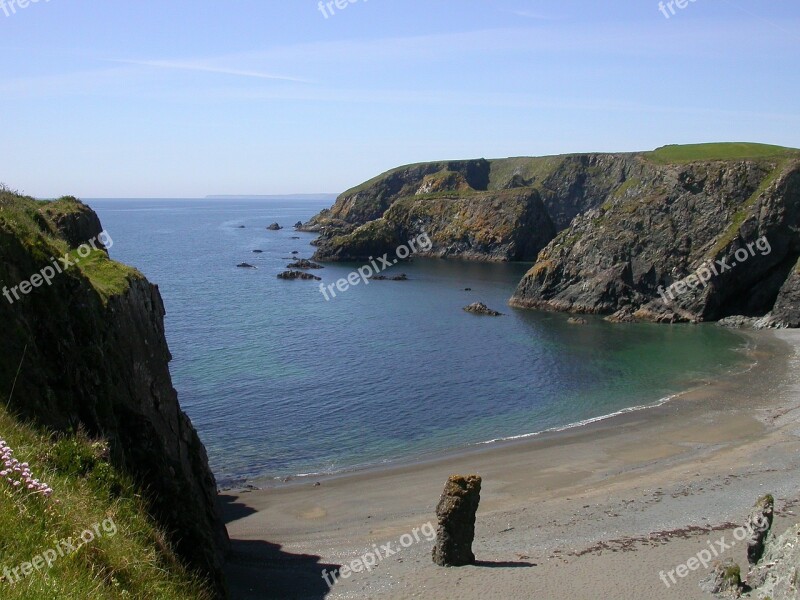 Beach Coastline Ocean Coast Copper