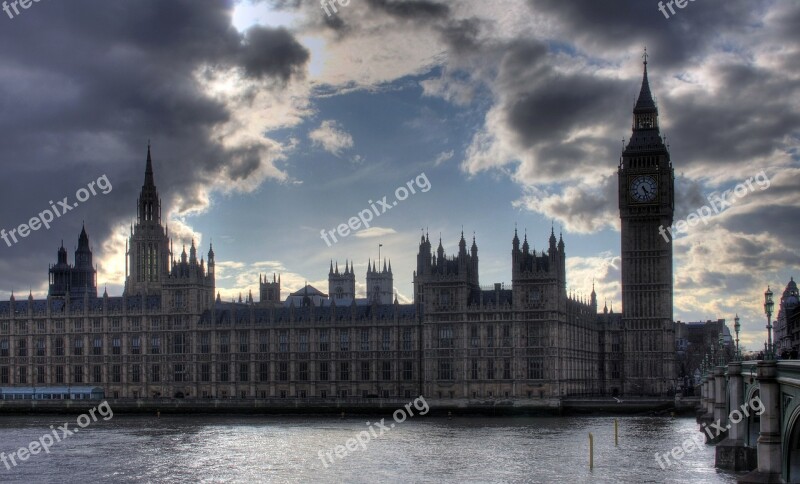 Westminster Palace London Big Ben City