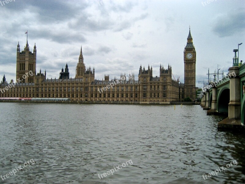 London Westminster English British Thames