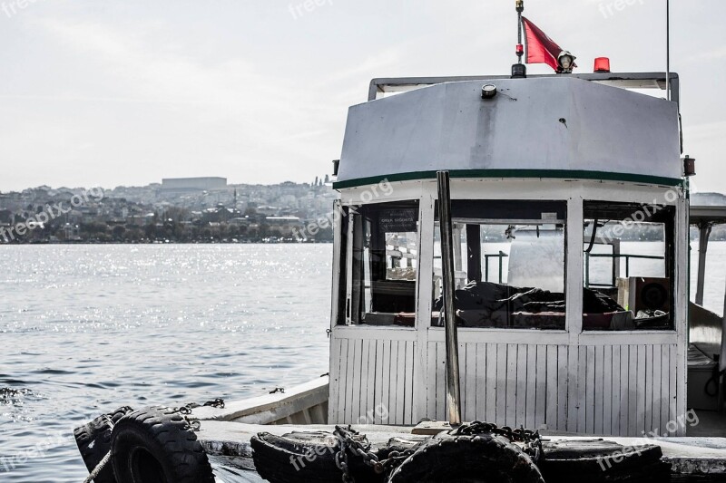 Boat Marine Turkey Istanbul Blue