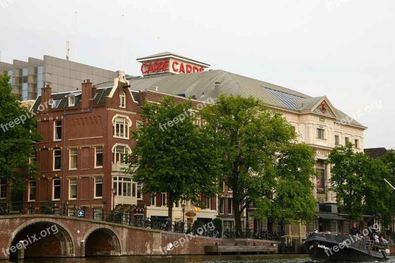 Amsterdam Canal Netherlands Canals Street Scene