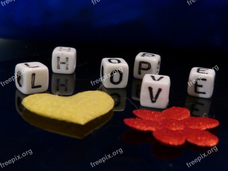 Love Hope Beads Macro Decoration