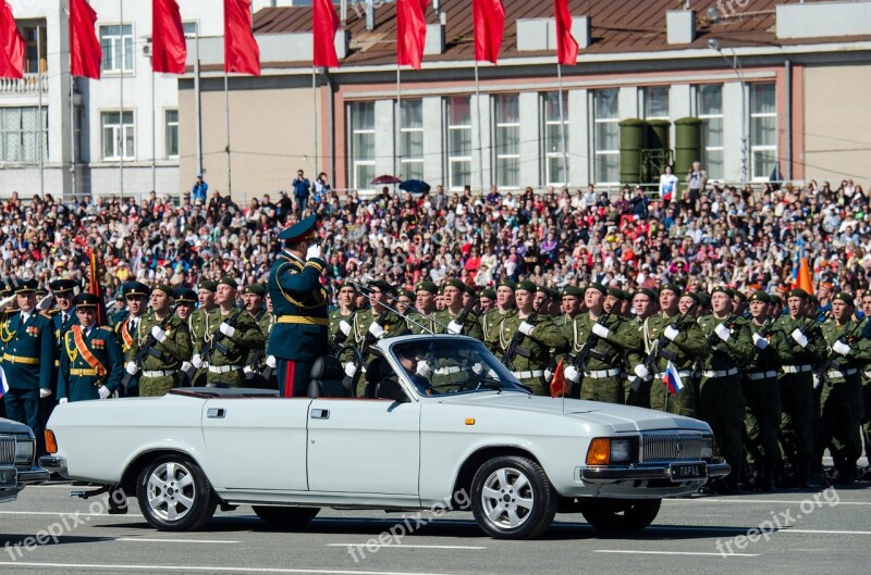 Victory Day The 9th Of May Parade Commander In Chief Greeting