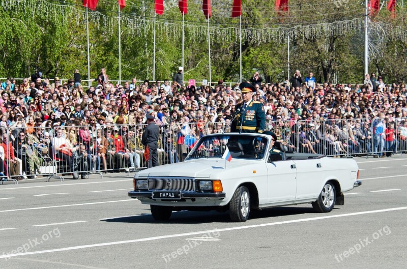 Victory Day The 9th Of May Parade Commander In Chief Samara