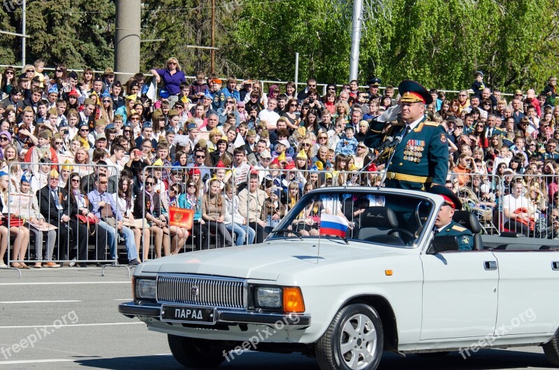 Victory Day The 9th Of May Parade Commander In Chief Samara