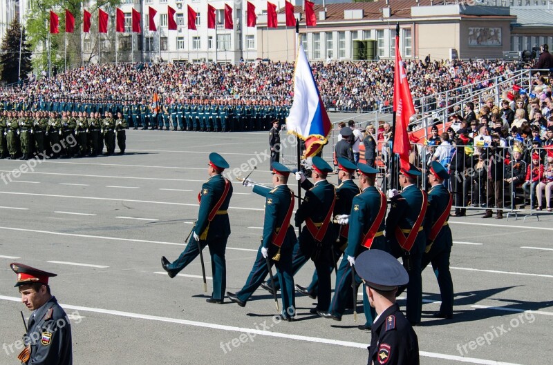 Parade Victory Day The 9th Of May Samara Area