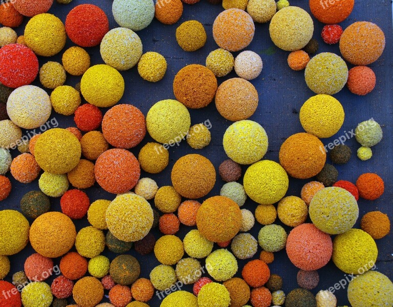 Balls Foam Color Colorful Round