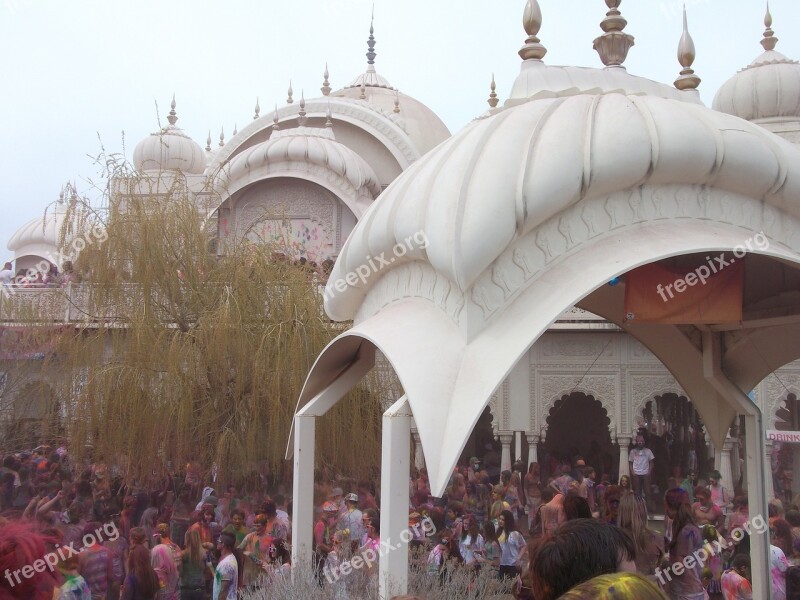 Holi Indian Color Traditional Asia