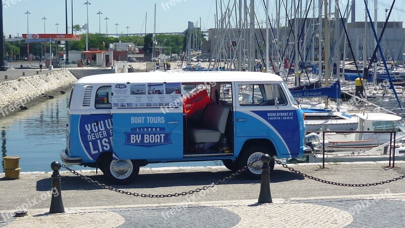 Van Combi Port Truck Blue