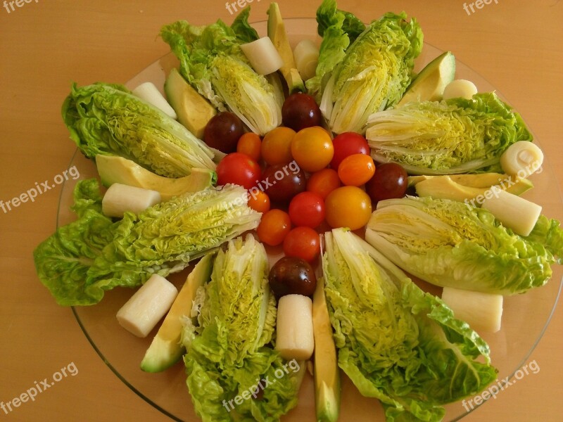 Healthy Salad Vegetarian Food Free Photos