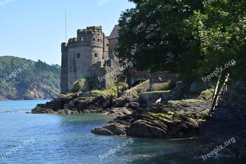 Dartmouth Castle Devon Sea River Naval