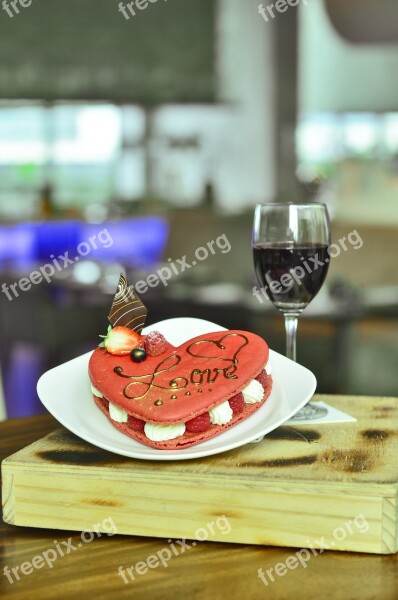 Love Wine Sweet Macaroon Romantic