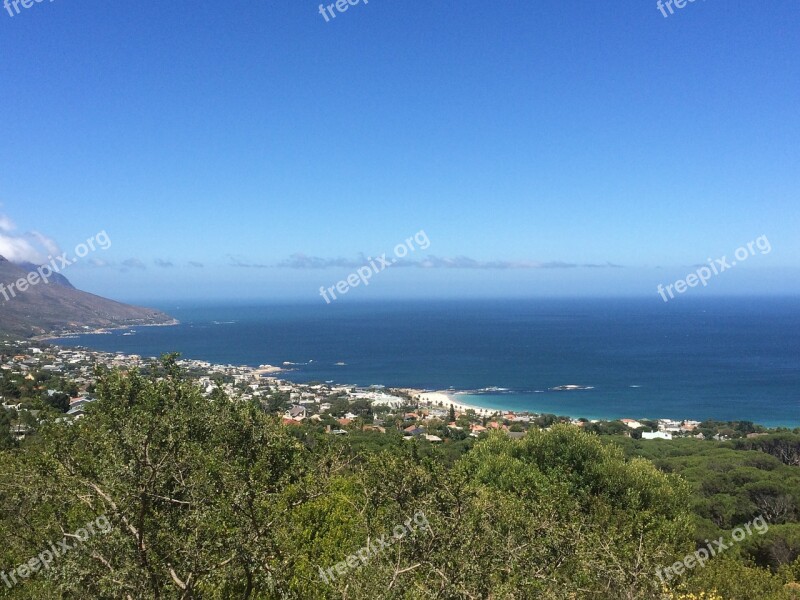 Cape Town Ocean Sea South Africa Travel