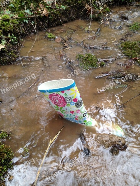 Water Macdonald Rain Boots Rubber Boots Footprints