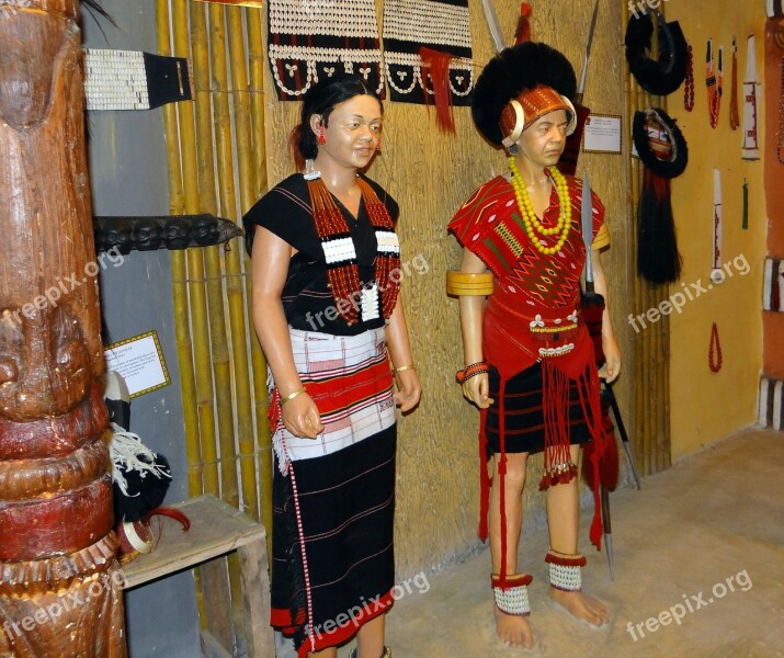 Tribe Naga Angami Ethnic Model