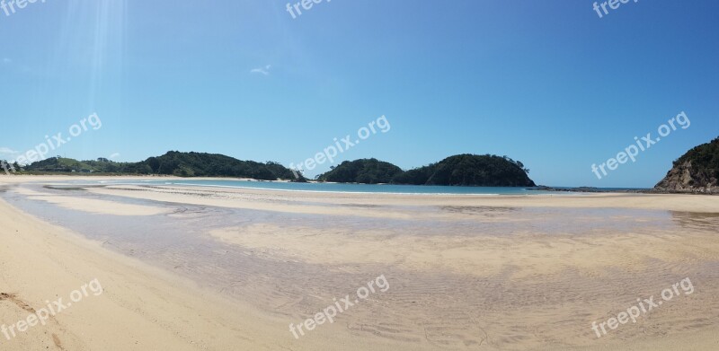 New Zealand Matapouri Panoramic Summer Northland