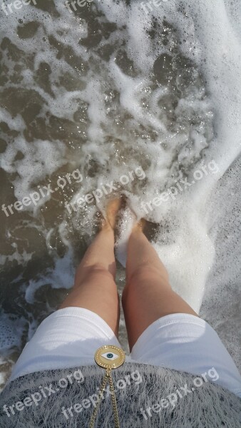 Spring Sea Water Beach Wave