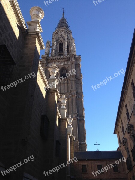 Toledo Cathedral Spain Old Town Gothic Art