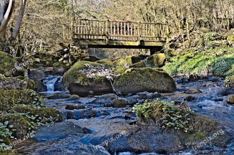 Narvau Gorge Morvan Nièvre Water Courses River