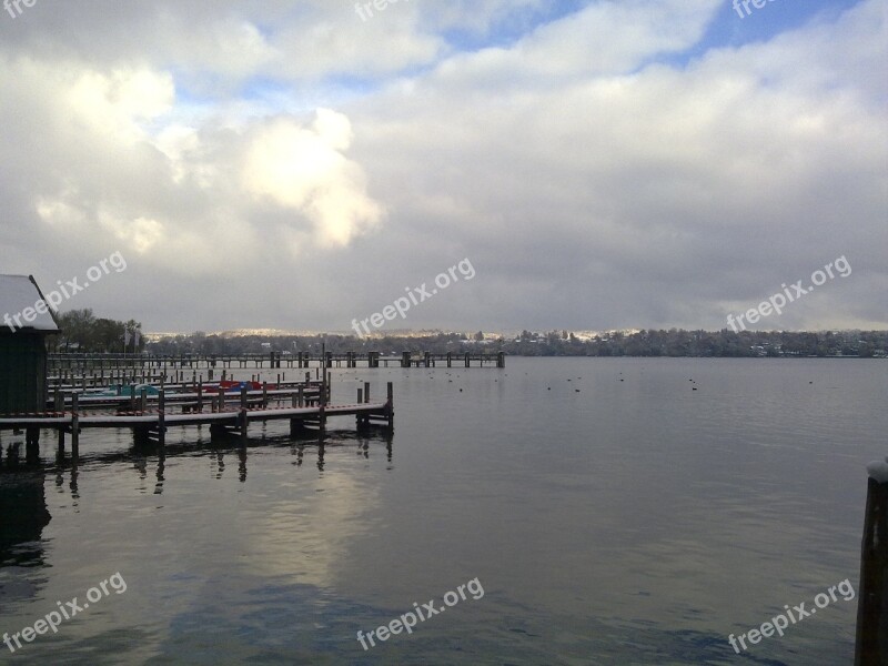 Starnberger See Lake Autumn Mood Free Photos