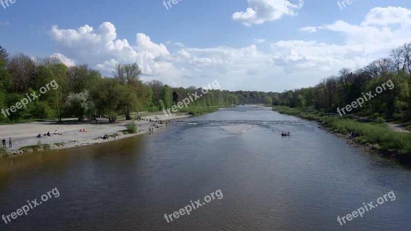 Zoo Isar River Water Munich