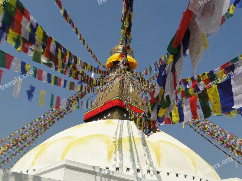 Stupa Buddhist Nepal Kathmandu Free Photos