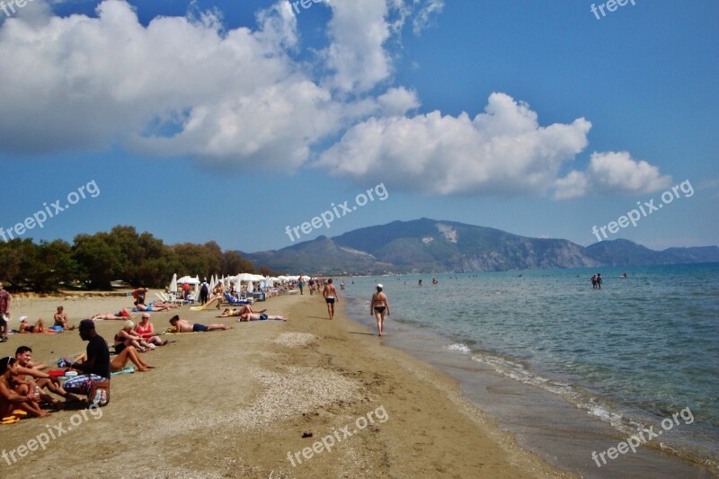 Zakynthos Island Beach Sea Sand