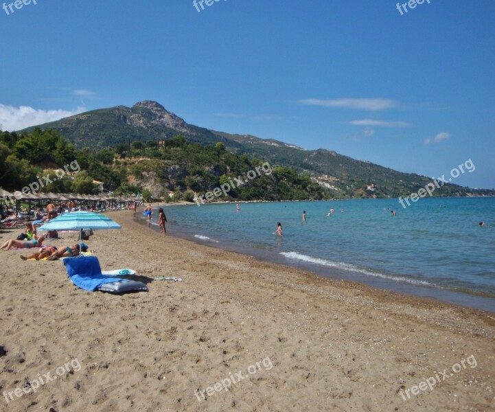 Zakynthos Island Beach Sea Greece