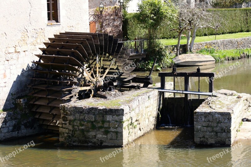 Water Wheel Mill Wheel Waterwheel And Sluice Free Photos