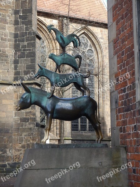 Bremen Musicians Statue Story History Bremen