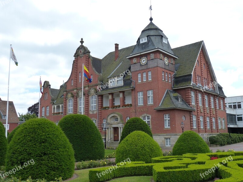 Papenburg Germany Lower Saxony Town Hall Historically Architecture