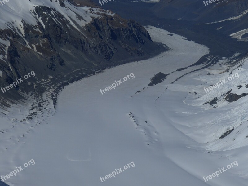 New Zealand South Island Southern Alps Mountain Nature