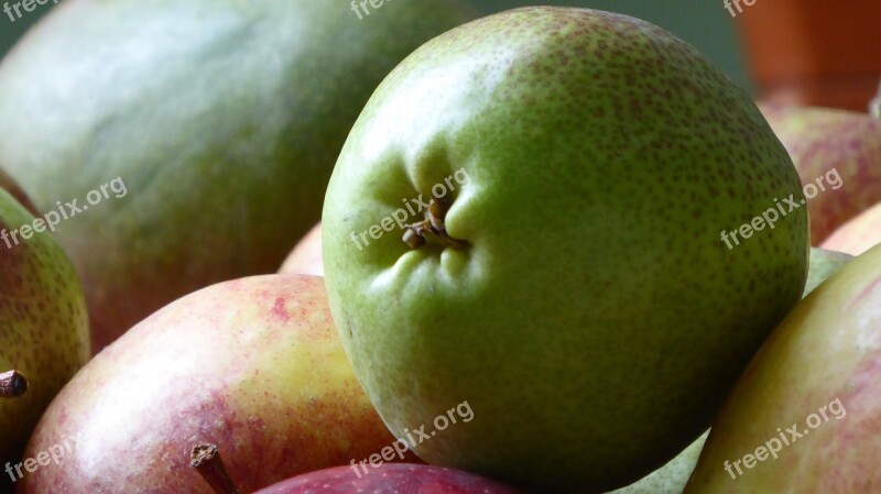 Fruit Healthy Pears Apple Vitamins