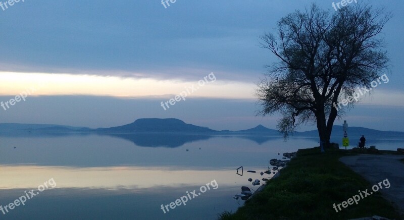 Badacsony Balaton Lake Balaton Hungary Waters