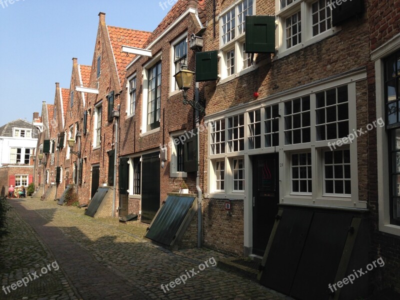 Middelburg Netherlands Zealand Street Houses