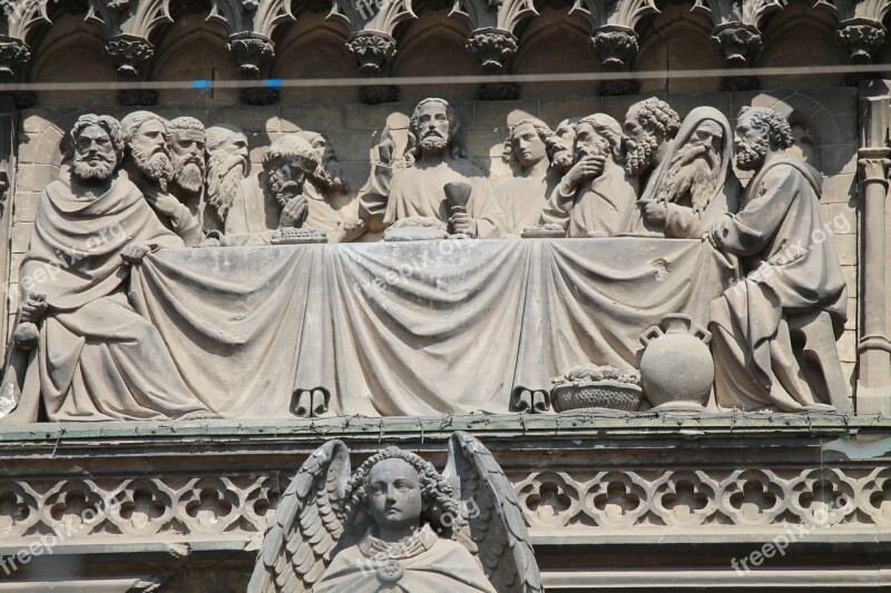 Last Supper Cologne Cathedral Portal Cologne Cathedral