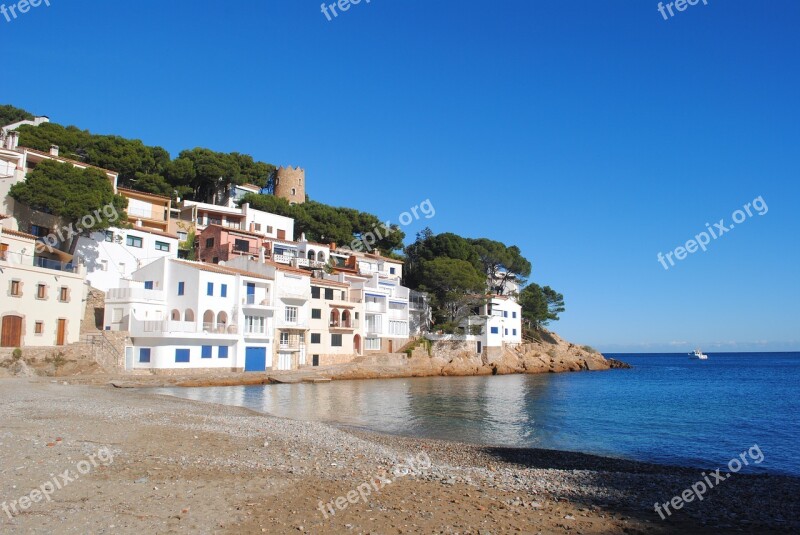 Bégur Girona Coastline Catalonia Girona Europe