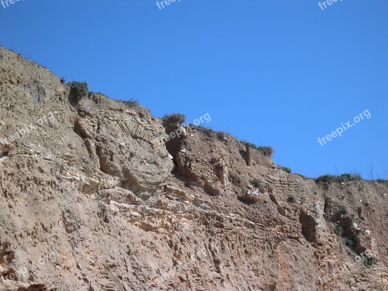 Algarve Portugal Sagres Ruin Just Look At The Rock Face