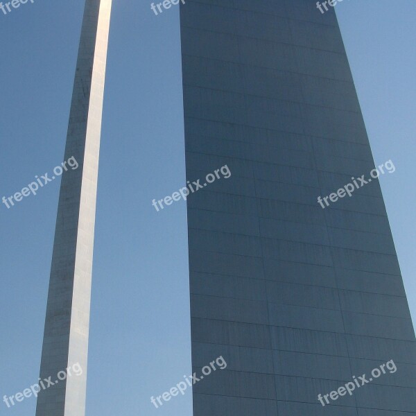 Arch St Louis Monument Landmark Gateway