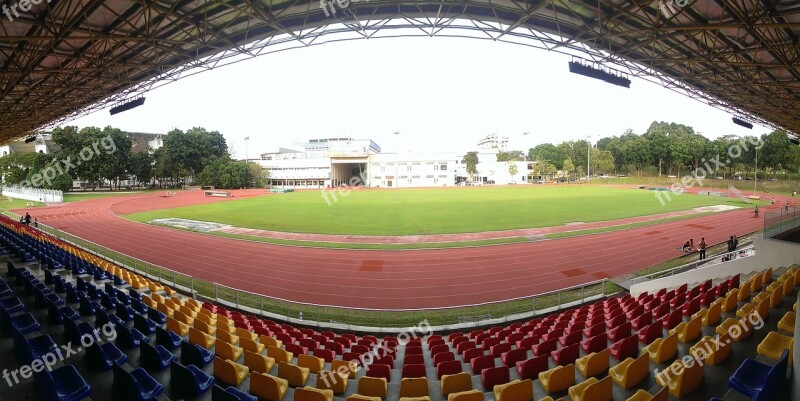 Stadium Track Running Sport Field