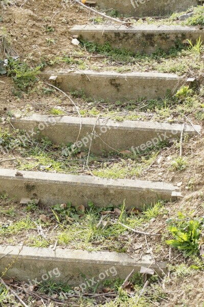 Stairs Gradually Away Emergence Rise