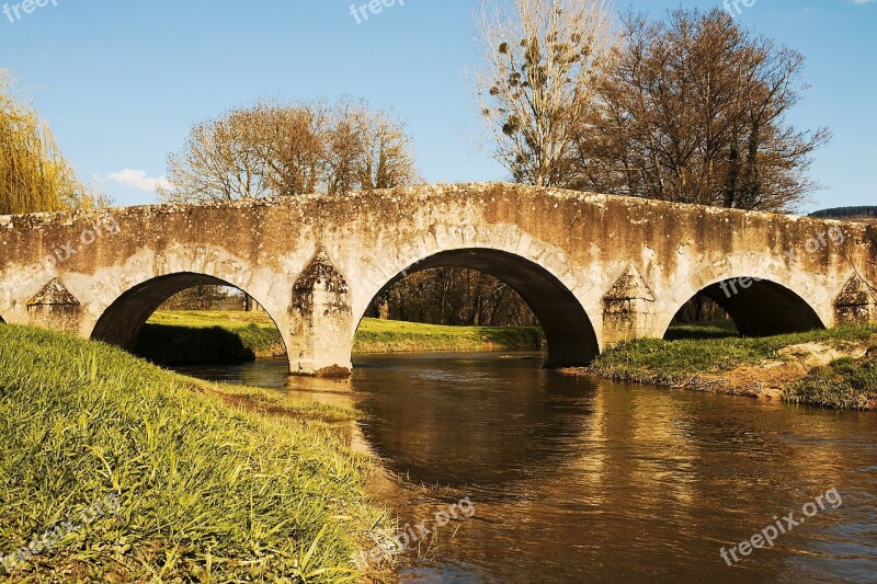 Bridge Former Water River Pierre