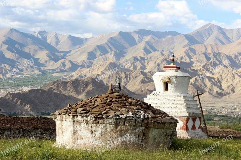 India Ladakh Himalaje Buddhism Free Photos