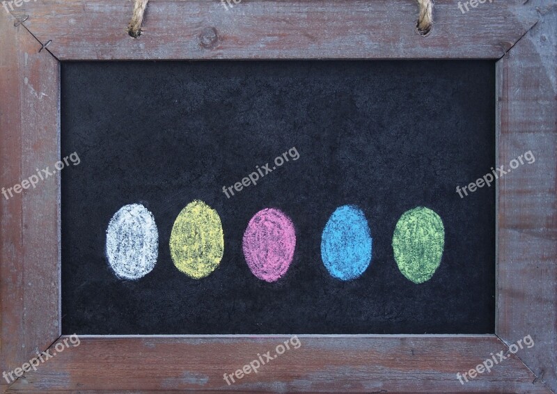 Easter Eggs Easter Easter Greeting Color Painted