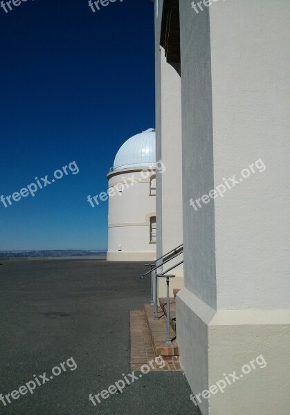 Observatory White Building Blue Sky Sky