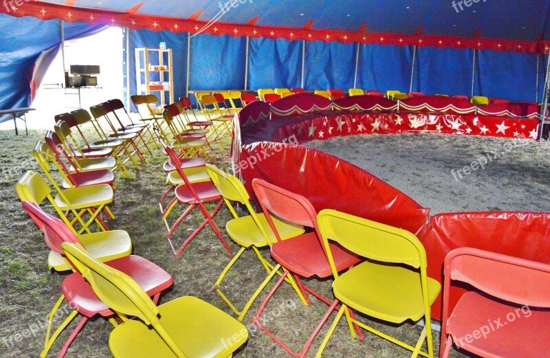 Circus Interior Rows Of Chairs Free Photos