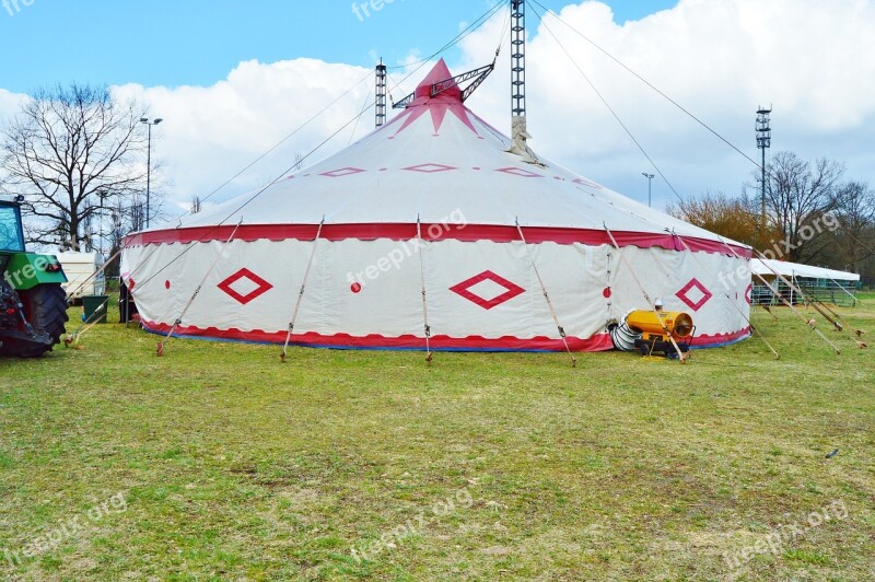 Circus Tent Circus In The Green Meadow Circus Tent