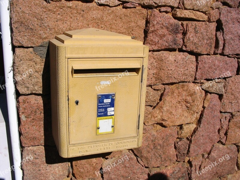 Mailbox Corsica France Free Photos