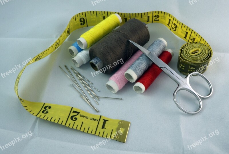 Sew Sewing Sewing Set Scissors Needle